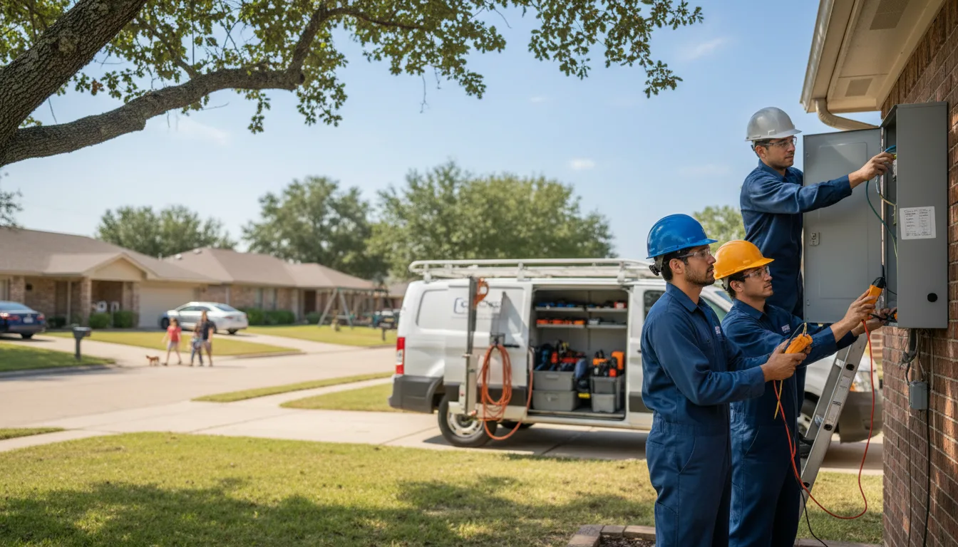 Certified electrician providing emergency electrical services in Towanda, IL